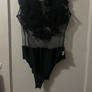black bodysuit